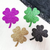 St Patrick's Day Collection  4 Pairs of Disposable Glover Shaped Glitter Breast Petals Nipple Cover Pasties (Clover Mania)