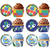 MADE IN USA Pack of 144 Thick Grease Resistant Fluted Cupcake Liners (Imagine)