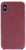 Genuine Cowhide Burgundy Leather Cell Phone Case for iPhone X & XS