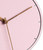 Modern Minimalist Silent Wall Clock Pink Pastel Collection (Numberless Dial)