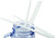 [Wrapped] Made in USA Pack of 250 Blue Smoothie (10" X 0.28") Plastic Drinking Straws (Non-toxic, BPA-free)