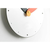 Modern Minimalist Orange & Black Wall Clock (S7096_CLOCK)