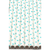 Pack of 150 Teal Blue Polka Dot Biodegradable 4Ply Paper Drinking Straws (Compostable, Nontoxic, BPAfree)