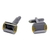 Men's PlatinumPlated Golden Edges Cufflinks in Gift Box