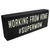 #SUPERMOM  Working From Home Themed Wooden Boxed Sign 4" X 10"