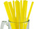 [Wrapped] Made in USA Pack of 250 Green Smoothie (10" X 0.28") Plastic Drinking Straws (Non-toxic, BPA-free)