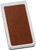 Set of 2 ChromePlated Stainless Steel Money Clip With Leather Insert (Smooth Tan)
