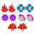 The TRIP Glitter Collection: 5 Pairs of Disposable Assorted Shape Breast Petals Nipple Cover Pasties