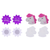 The TRIP Glitter Collection: 5 Pairs of Disposable Assorted Shape Breast Petals Nipple Cover Pasties