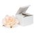 Made in USA 10Count Recycled White Kraft Gift Boxes (3" X 3" X 2") with Tuck Lids for Weddings, Crafting and Baking Packaging Needs
