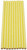 Pack of 300 Pastel Yellow Biodegradable 4Ply Paper Drinking Straws (Compostable, Nontoxic, BPAfree)
