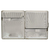 Silver Sunrise (20 100s) Etched MetalPlated Cigarette Case & Stash Box