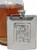 Pocket Hip Alcohol Liquor Flask in Etched Print  Made from 304 (18/8) Food Grade Stainless Steel (6 oz, King of Clubs)