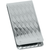 Set of 2 ChromePlated Stainless Steel Money Clips in Silver (Diamond Print)