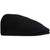Wool Blend Newsboy Cap Cabbie Flat Hat (Black, Large)