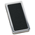 Set of 2 ChromePlated Stainless Steel Money Clip With Leather Insert (Black Lizard)