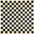 MADE IN USA 500 Sheets of Food Grade Grease Resistant Kraft Deli Tissue Paper, 12" X 12", Black Checkerboard (Unwaxed, Biodegradable and Compostable)