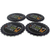 Oh Look! It's Beer O'Clock  Pack of 4 Moisture Absorbing Ceramic Coasters For Beer Lovers With Cork Base