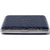Navy Blue Crocodile Print Leather (Full Pack 100s) Metallic Cigarette Case & Stash Box