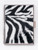 Faux Zebra Print Fur Compact (9 100s) MetalPlated Cigarette Case & Stash Box