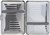 Silver Stripes (14 Kings) MetalPlated Elastic Bands Cigarette Case & Stash Box