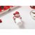 Hand Painted Ceramic Snowman Christmas Napkin Rings (Set of 4)
