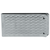 Set of 2 ChromePlated Stainless Steel Money Clips in Silver (Honeycomb Pattern)