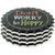 Don't Worry Be Hoppy  Pack of 4 Moisture Absorbing Ceramic Coasters For Beer Lovers With Cork Base