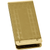 Set of 2 ChromePlated Stainless Steel Money Clips in Gold (Grecian Key Print)