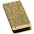 Set of 2 ChromePlated Stainless Steel Money Clips in Gold (Vintage Victorian Scroll)