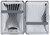 Silver Sun Rays (14 Kings) MetalPlated Elastic Bands Cigarette Case & Stash Box