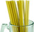 [Wrapped] Made in USA Pack of 250 Gold Smoothie (10" X 0.28") Plastic Drinking Straws (Non-toxic, BPA-free)