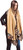 Cashmere & Rayon Wrap Shawl for Women Winter Extra Large (68" X 29") Pashmina Scarf (Caramel Leopard With Leopard Belt Design)