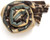 Cashmere & Rayon Wrap Shawl for Women Winter Extra Large (68" X 29") Pashmina Scarf (Caramel Leopard With Leopard Belt Design)