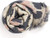 Cashmere & Rayon Wrap Shawl for Women Winter Extra Large (68" X 29") Pashmina Scarf (Caramel Leopard With Leopard Belt Design)