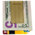 Set of 2 ChromePlated Stainless Steel Money Clips in Gold (Wavy Lines)