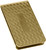 Set of 2 ChromePlated Stainless Steel Money Clips in Silver (Cross Pattern)
