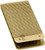 Set of 2 ChromePlated Stainless Steel Money Clips in Silver (Cross Pattern)