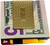 Set of 2 ChromePlated Stainless Steel Money Clips in Silver (Cross Pattern)