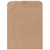 Made in USA 125Count Party Favor Brown Kraft Paper Flat Merchandise Bags (8.5" X 11")