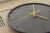 Modern Minimalist Dark Concrete Silent Wall Clock (Yellow Hands)