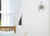 Modern Minimalist Gray Ink Splash Silent Wall Clock (19.5 X 18.8)