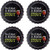 I'm All About A Rich Stout  Pack of 4 Moisture Absorbing Ceramic Coasters For Beer Lovers With Cork Base