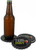 I'm All About A Rich Stout  Pack of 4 Moisture Absorbing Ceramic Coasters For Beer Lovers With Cork Base