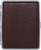 Leather NicklePlated Metal Cigarette Herbal Cigarette Cigar Tobacco Carrying Stash Storage Case (100s, Brown Lizard)