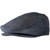 Wool Blend Newsboy Cap Cabbie Flat Hat (Light Gray, XLarge)