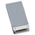 Set of 2 ChromePlated Stainless Steel Money Clip With Leather Insert (Crocodile Black)