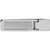 Slim Shiny/Matte Silver Stainless Steel Hinged Money Clip
