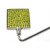 Jonquil Square Snap Hook Bag Hanger Holder With Rhinestone Crystals
