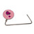 Hearts on Pink Snap Hook Bag Hanger With Extra Strong Grip